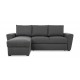 Studio Deluxe sovesofa - Pocket fjedring - Antracit Inari 96