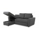 Studio Deluxe sovesofa - Pocket fjedring - Antracit Inari 96