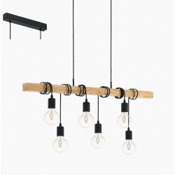 Townshend loftlampe - Sort/Eg