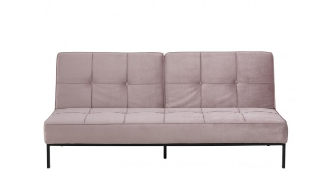 Orlanda sovesofa - Støvet Rosa velour