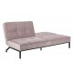 Orlanda sovesofa - Støvet Rosa velour