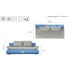 PLAY sovesofa 190cm