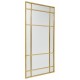 Nordal SPIRIT SPEJL MED JERNRAMME - 204X102 CM - GULD FINISH